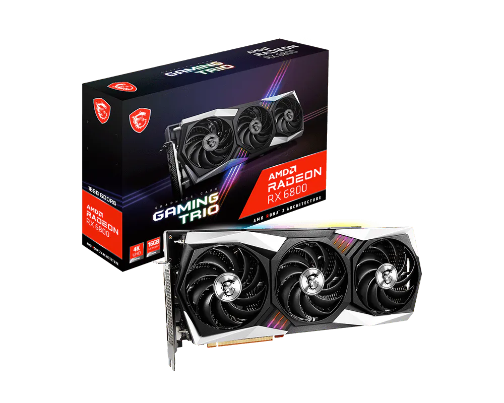 MSI Radeon RX 6800 GAMING TRIO 16G